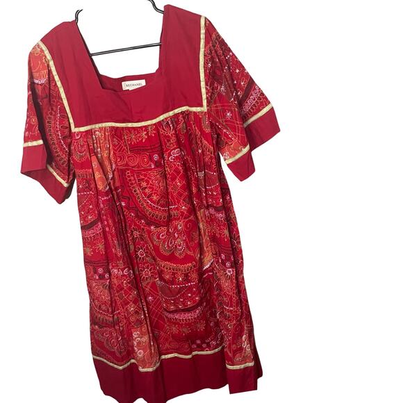 Bechamel Dresses & Skirts - Bechamel Mumu House Dress Vintage Paisley Hippie Print